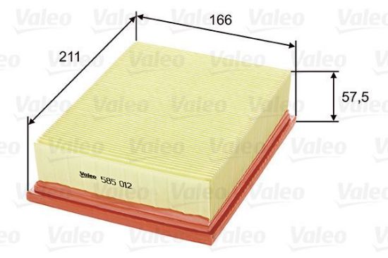 Obrázok Vzduchový filter VALEO  585012