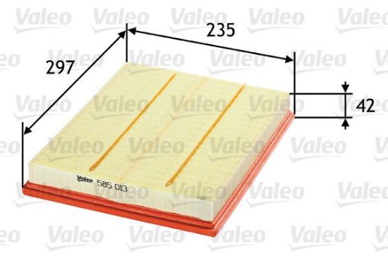 Obrázok Vzduchový filter VALEO  585013