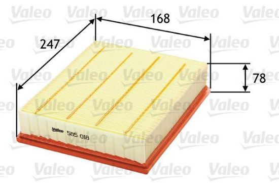 Obrázok Vzduchový filter VALEO  585018