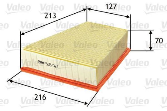 Obrázok Vzduchový filter VALEO  585024
