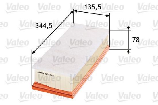 Obrázok Vzduchový filter VALEO  585028