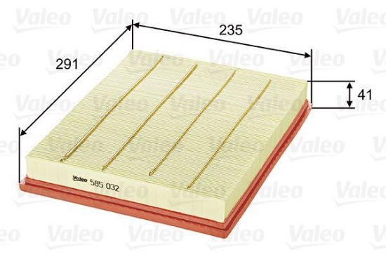 Obrázok Vzduchový filter VALEO  585032