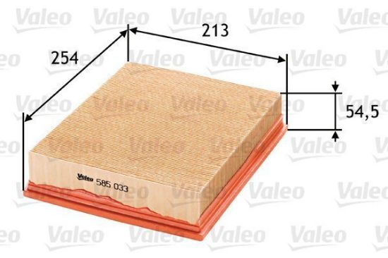 Obrázok Vzduchový filter VALEO  585033