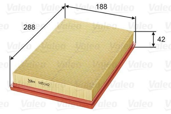 Obrázok Vzduchový filter VALEO  585042