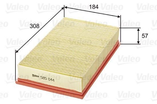 Obrázok Vzduchový filter VALEO  585044