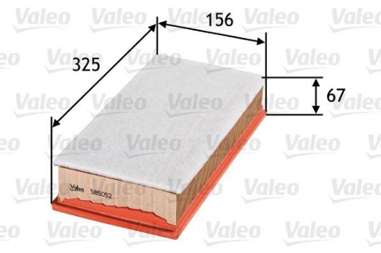 Obrázok Vzduchový filter VALEO  585052