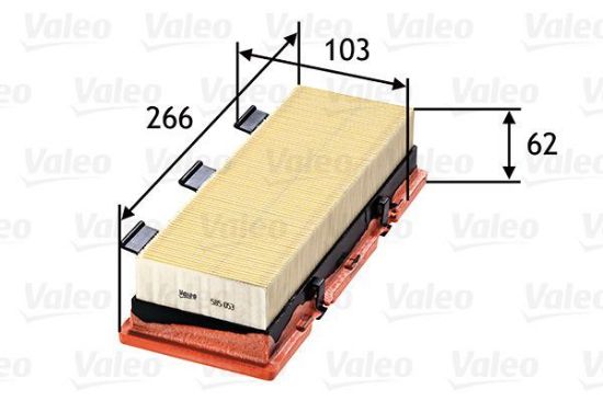 Obrázok Vzduchový filter VALEO  585053