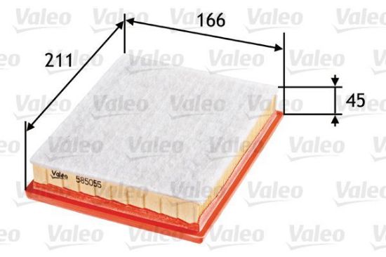 Obrázok Vzduchový filter VALEO  585055