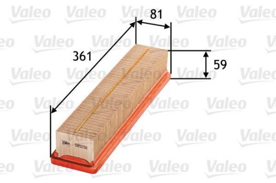 Obrázok Vzduchový filter VALEO  585056