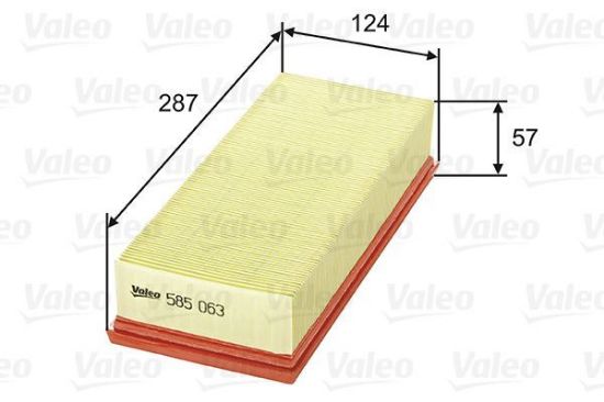 Obrázok Vzduchový filter VALEO  585063
