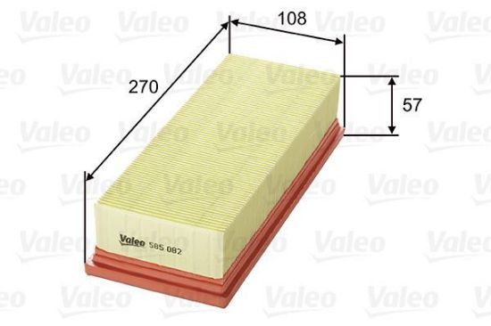Obrázok Vzduchový filter VALEO  585082