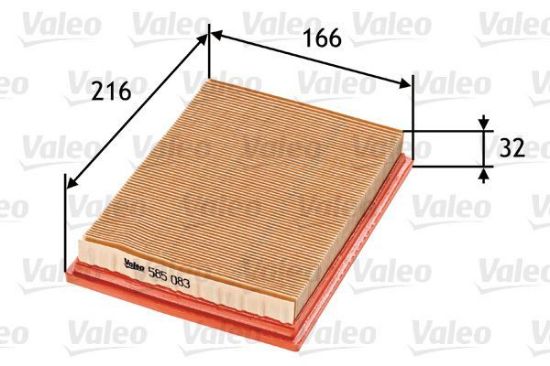 Obrázok Vzduchový filter VALEO  585083
