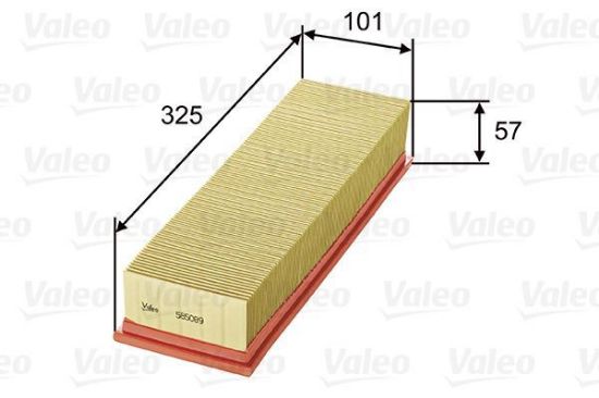 Obrázok Vzduchový filter VALEO  585089