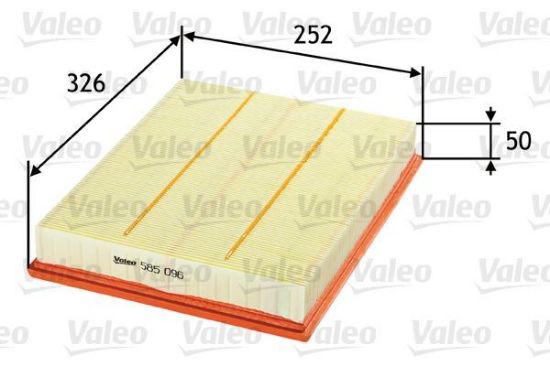 Obrázok Vzduchový filter VALEO  585096