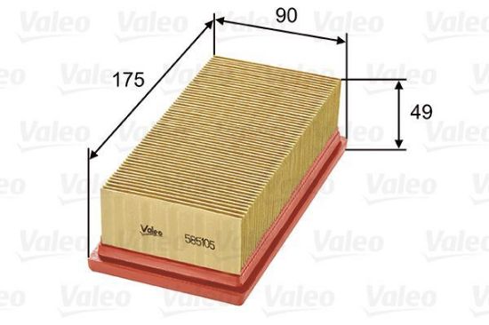 Obrázok Vzduchový filter VALEO  585105