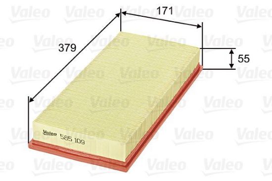 Obrázok Vzduchový filter VALEO  585109