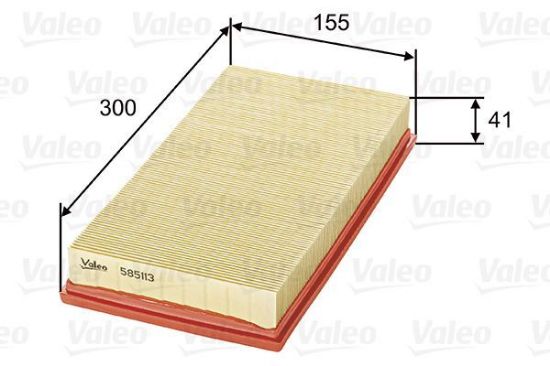 Obrázok Vzduchový filter VALEO  585113