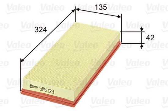 Obrázok Vzduchový filter VALEO  585129