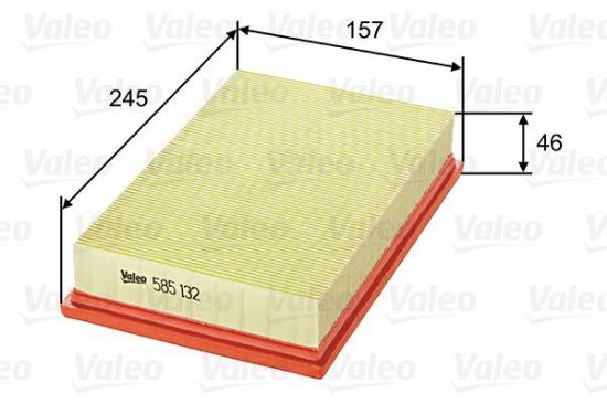 Obrázok Vzduchový filter VALEO  585132