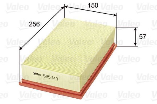 Obrázok Vzduchový filter VALEO  585140