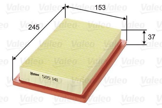 Obrázok Vzduchový filter VALEO  585141