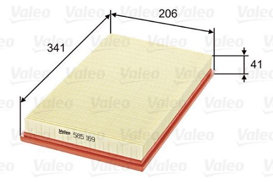 Obrázok Vzduchový filter VALEO  585169
