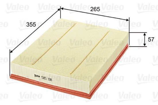 Obrázok Vzduchový filter VALEO  585198