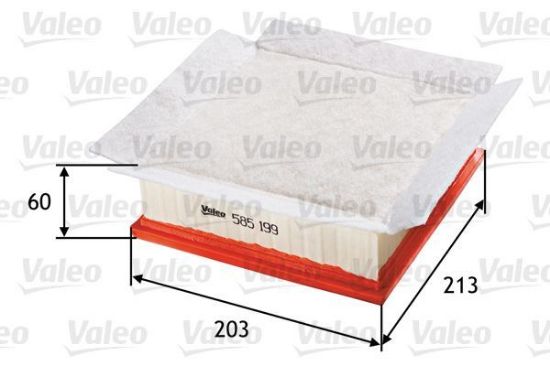 Obrázok Vzduchový filter VALEO  585199