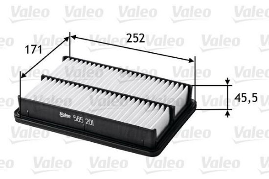 Obrázok Vzduchový filter VALEO  585201