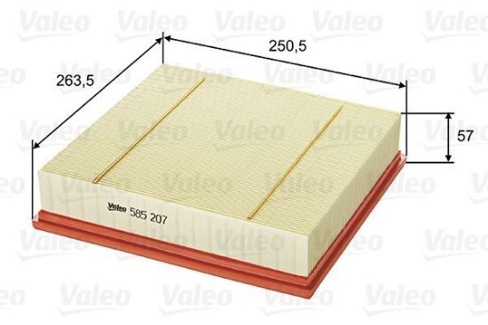 Obrázok Vzduchový filter VALEO  585207