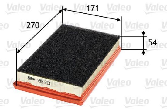 Obrázok Vzduchový filter VALEO  585213