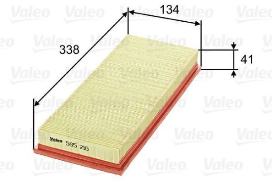 Obrázok Vzduchový filter VALEO  585216