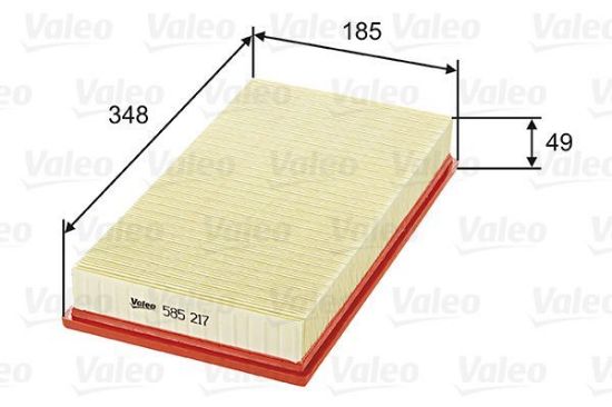 Obrázok Vzduchový filter VALEO  585217