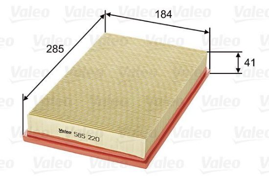 Obrázok Vzduchový filter VALEO  585220
