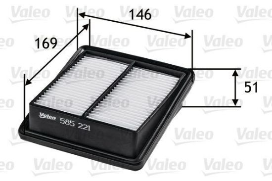 Obrázok Vzduchový filter VALEO  585221