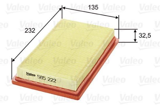 Obrázok Vzduchový filter VALEO  585222