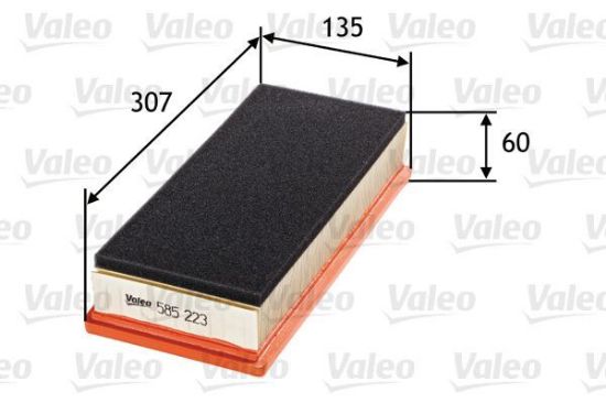 Obrázok Vzduchový filter VALEO  585223