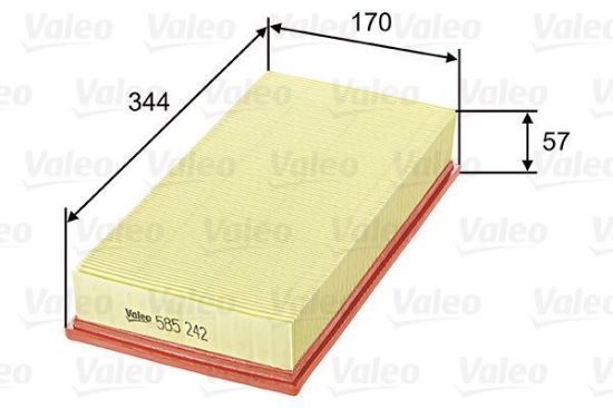 Obrázok Vzduchový filter VALEO  585242