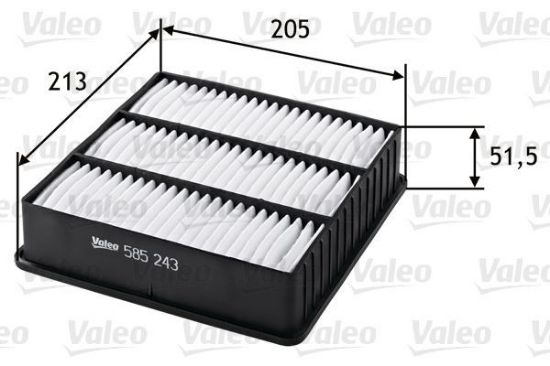 Obrázok Vzduchový filter VALEO  585243