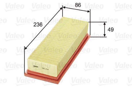 Obrázok Vzduchový filter VALEO  585254