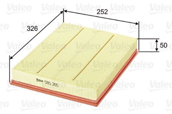 Obrázok Vzduchový filter VALEO  585265