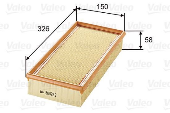 Obrázok Vzduchový filter VALEO  585282