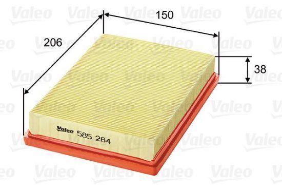 Obrázok Vzduchový filter VALEO  585284