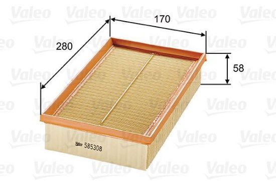Obrázok Vzduchový filter VALEO  585308