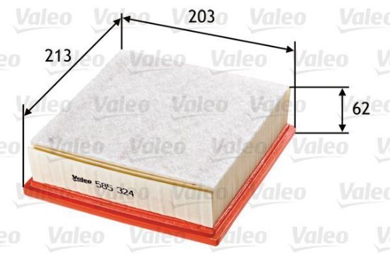 Obrázok Vzduchový filter VALEO  585324