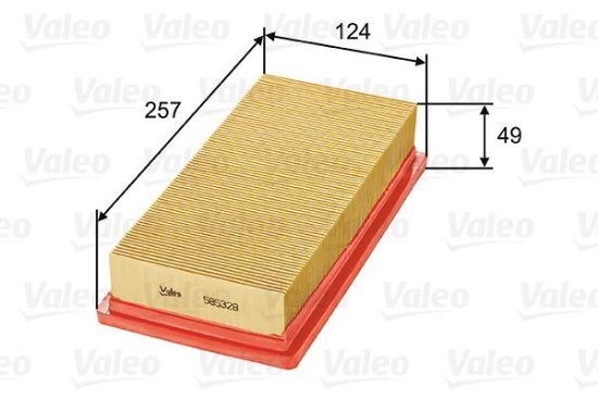 Obrázok Vzduchový filter VALEO  585328