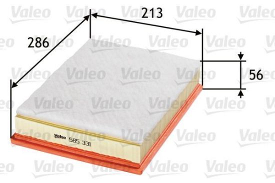Obrázok Vzduchový filter VALEO  585331