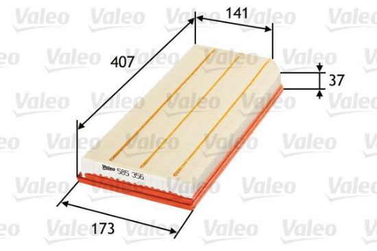 Obrázok Vzduchový filter VALEO  585356