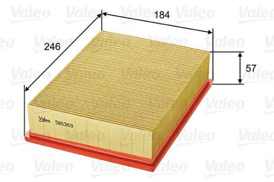 Obrázok Vzduchový filter VALEO  585369