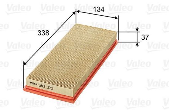 Obrázok Vzduchový filter VALEO  585375
